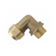 Spartan Male Elbow Flanged With Nut 20mm Brass DR - EMFD20